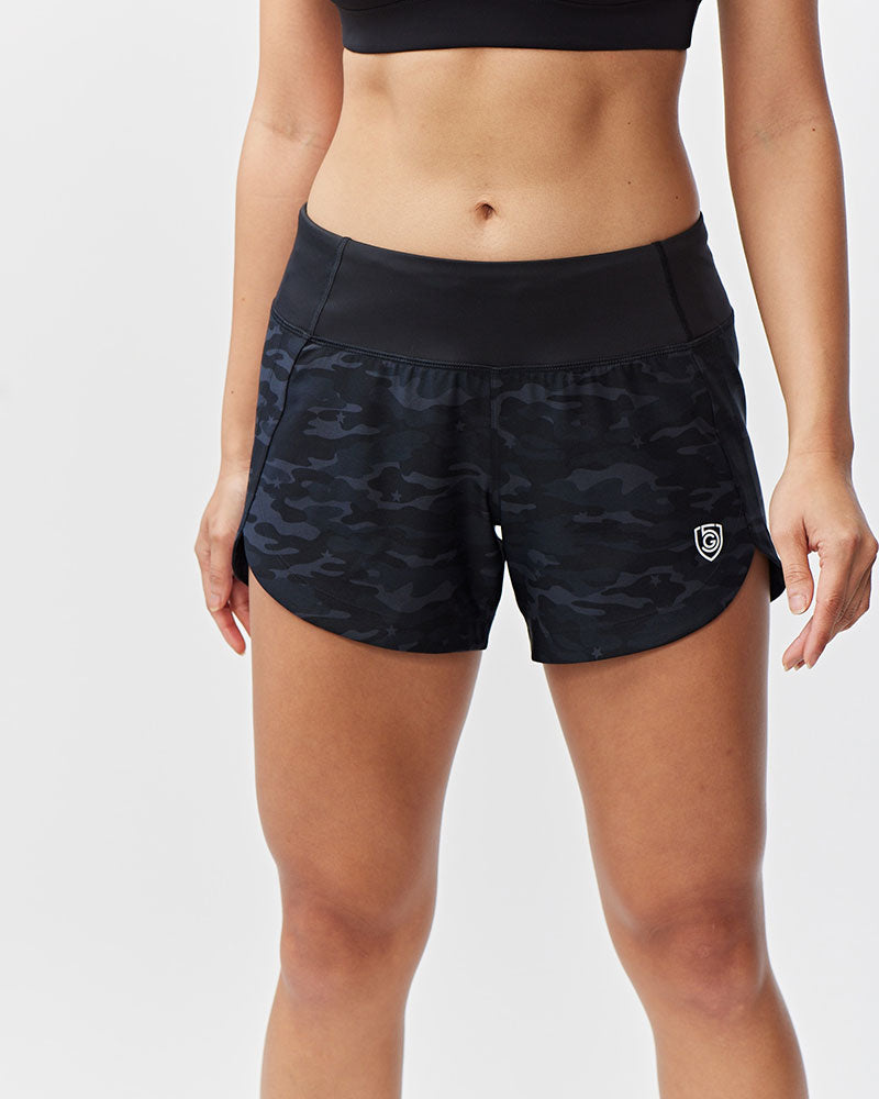 High-Waisted Sculpt Workout Shorts
