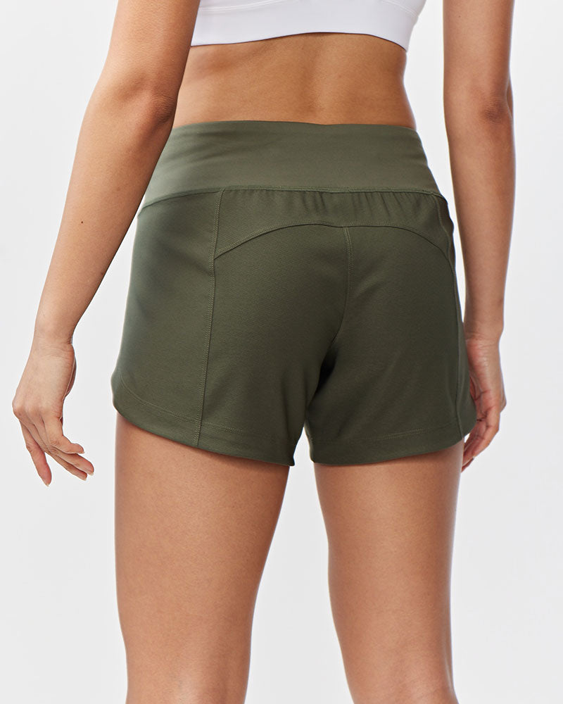 High-Waisted Sculpt Workout Shorts