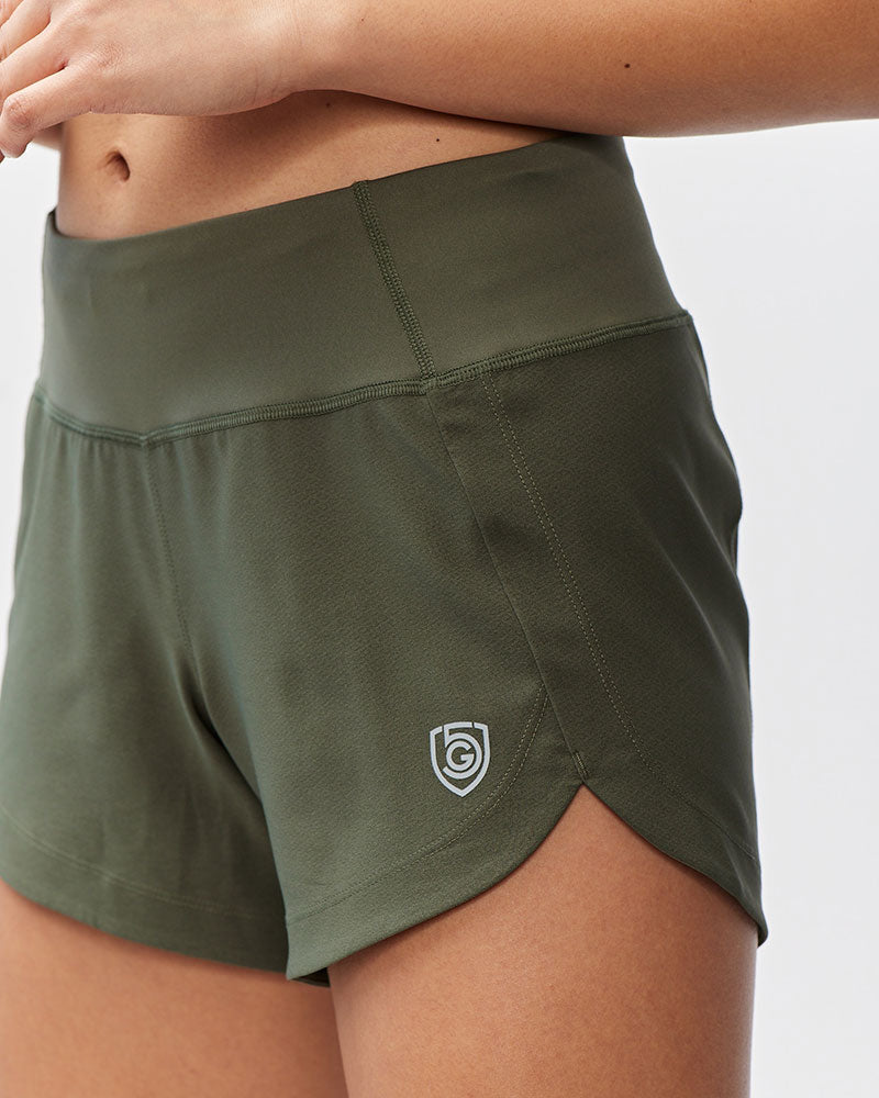 High-Waisted Sculpt Workout Shorts